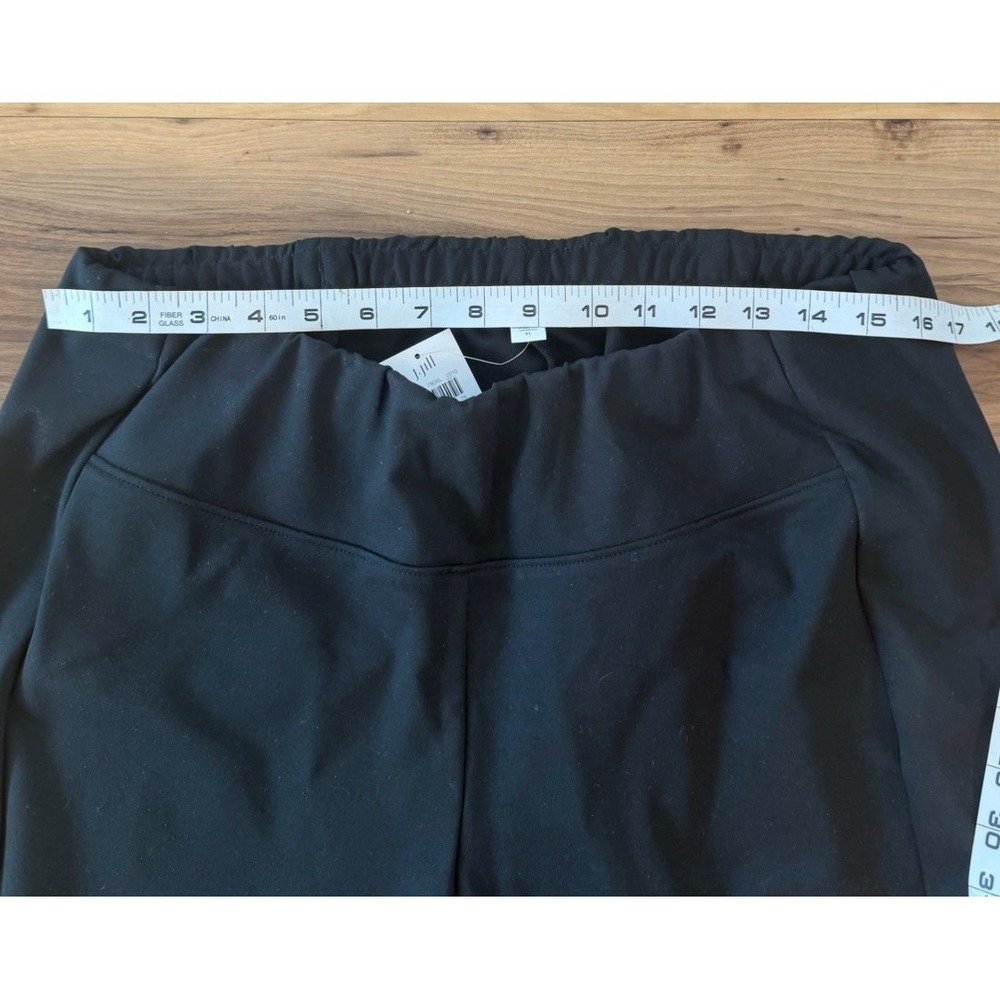 J Jill Ponte Leggings Women XL Black Pull On Stretch Slim Ankle Pants NWT Career - Picture 5 of 7
